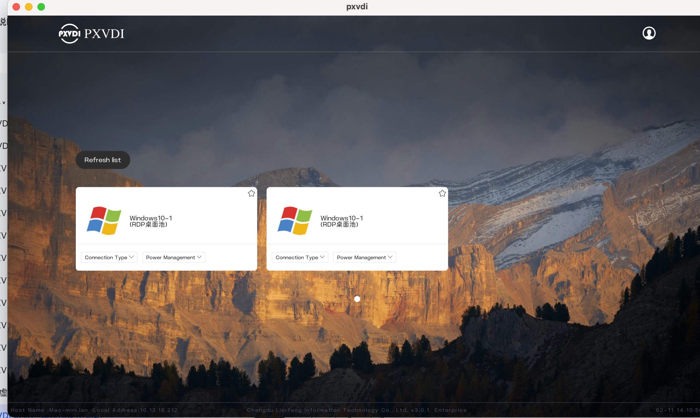 PXVDI client
